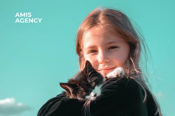 Free Child Model Comp Card Template to Edit Online
