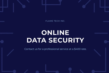 Free IT Services Rate Card Template to Edit Online