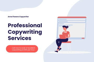 Free Copywriter Rate Card Template to Edit Online