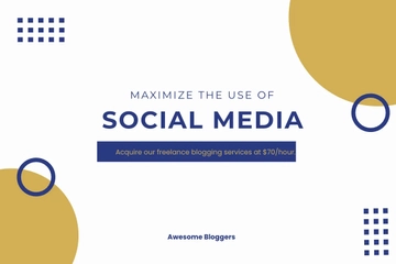 Free Blogger Rate Card Template to Edit Online