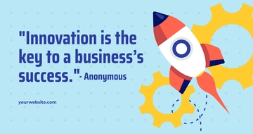 Free Startup Quote Facebook Post Template to Edit Online