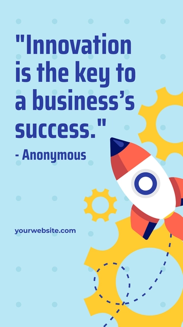Free Startup Quote Whatsapp Post Template to Edit Online