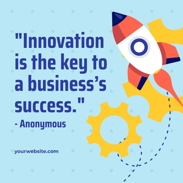 Free Startup Quote Linkedin Post Template to Edit Online
