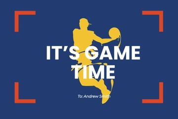 Free Elegant Basketball Card Template to Edit Online