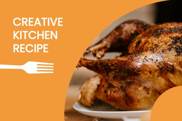 Free Creative Kitchen Recipe Card Template to Edit Online