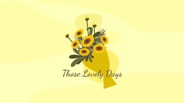 Free Sunflower Bouquet Wallpaper Template to Edit Online