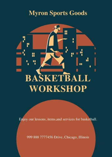 Free Basketball Card Template to Edit Online