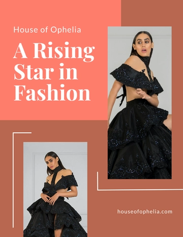 Free Fashion Startup Flyer Template to Edit Online