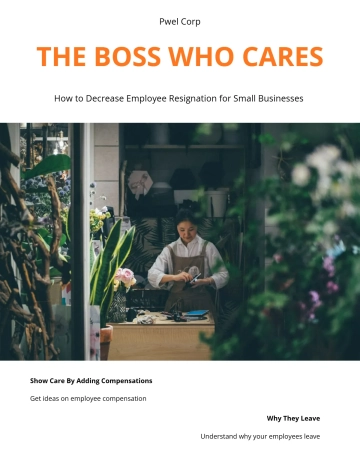 Free Small Business eBook Template to Edit Online