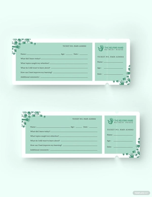 Week Exit Ticket Template