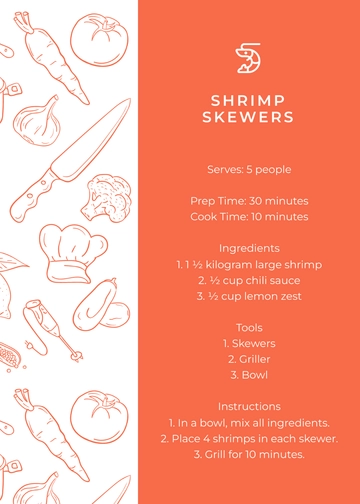 Free Holiday Recipe Card Template to Edit Online