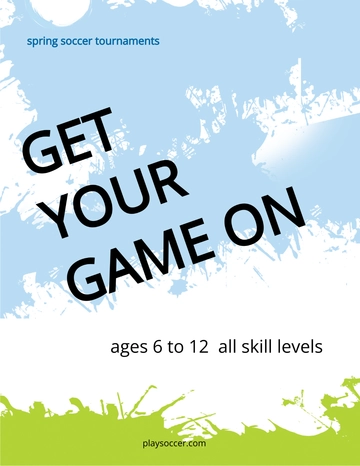 Free Soccer eBook Cover Template to Edit Online
