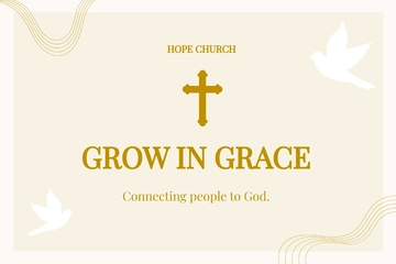 Free Church Card Template to Edit Online