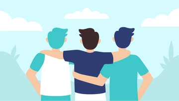 Free Friendship Day Wishes Background Template to Edit Online