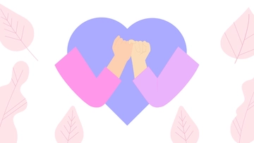 Free Purple Friendship Day Background Template to Edit Online