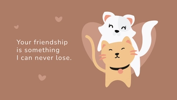 Free Friendship Day Quotes Background Template to Edit Online