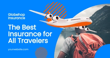 Free Travel Insurance Facebook Post Template to Edit Online