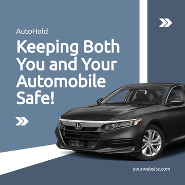 Free Auto Insurance Instagram Post Template to Edit Online