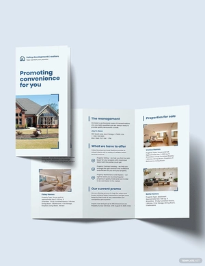 Commercial Leasing Realtor Tri-Fold Brochure Template