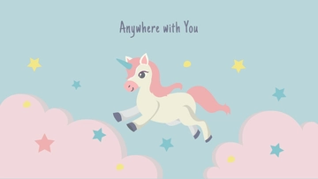 Free Pastel Unicorn Wallpaper Template to Edit Online