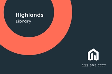 Free Library Card Save The Date Template to Edit Online
