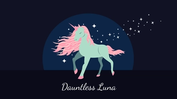 Free Moonlight Unicorn Wallpaper Template to Edit Online