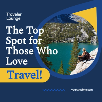 Free Travel Facebook Feed Ad Template to Edit Online