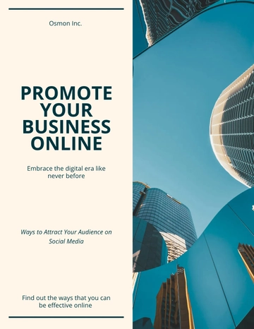 Free Social Media Marketing eBook Template to Edit Online