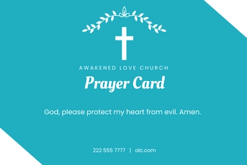 Free Printable Prayer Card Template to Edit Online