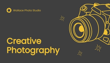 Free Photography Calling Card Template to Edit Online