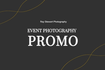 Free Photography Promo Card Template to Edit Online