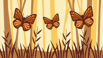 Free Nature Butterfly Background Template to Edit Online