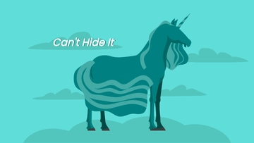 Free Teal Unicorn Wallpaper Template to Edit Online
