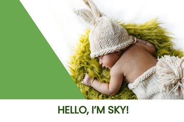 Free Birth Announcement Card Template to Edit Online