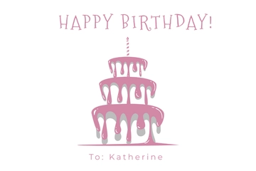 Free Pop Up Birthday Card Template to Edit Online
