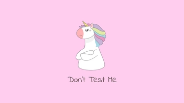 Free Evil Unicorn Wallpaper Template to Edit Online