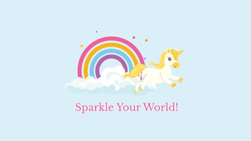 Free Yellow Unicorn Wallpaper Template to Edit Online