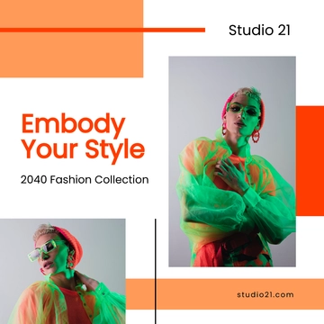 Free Womens Fashion Instagram Feed Ad Template to Edit Online