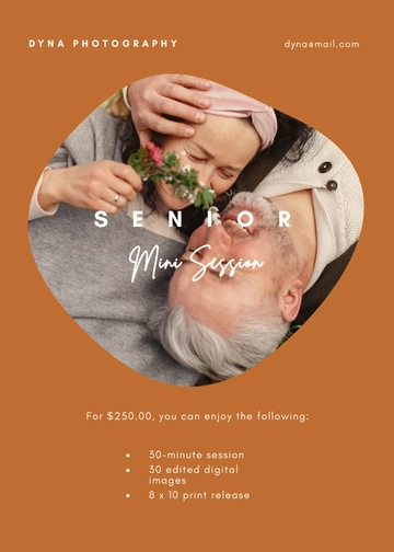 Free Senior Mini Session Template to Edit Online