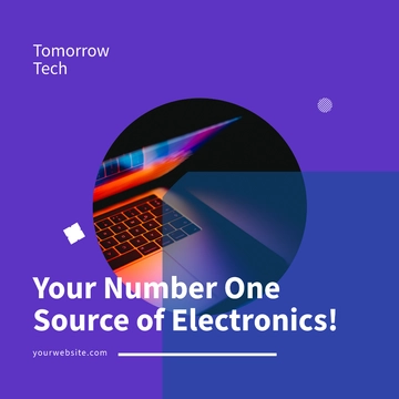 Free Electronics Instagram Feed Ad Template to Edit Online