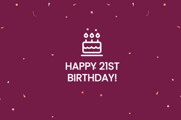 Free Double Sided Birthday Card Template to Edit Online
