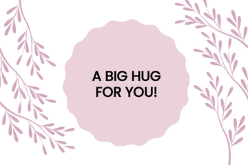 Free Little Hug Card Template to Edit Online Free Little Hug Card Template to Edit Online