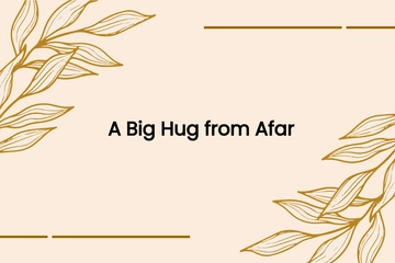 Free Modern Hug Card Template to Edit Online Free Modern Hug Card Template to Edit Online