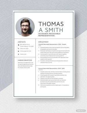 Accounts Receivable Representative Resume
