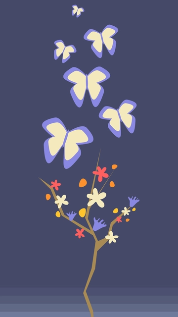 Free Butterfly Phone Background Template to Edit Online