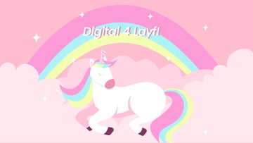 Free Ipad Unicorn Wallpaper Template to Edit Online