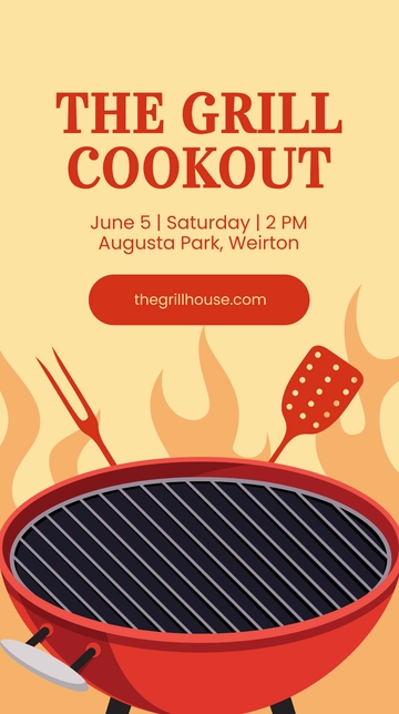 Free Grill Cookout Whatsapp Post Template to Edit Online Free Grill Cookout Whatsapp Post Template to Edit Online