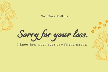 Free Floral Loss Of Pet Card Template to Edit Online Free Floral Loss Of Pet Card Template to Edit Online