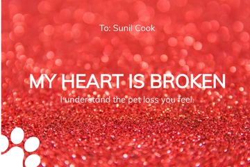 Free Glitter Loss Of Pet Card Template to Edit Online Free Glitter Loss Of Pet Card Template to Edit Online