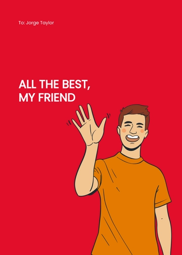 Free Virtual Goodbye Card Template to Edit Online
